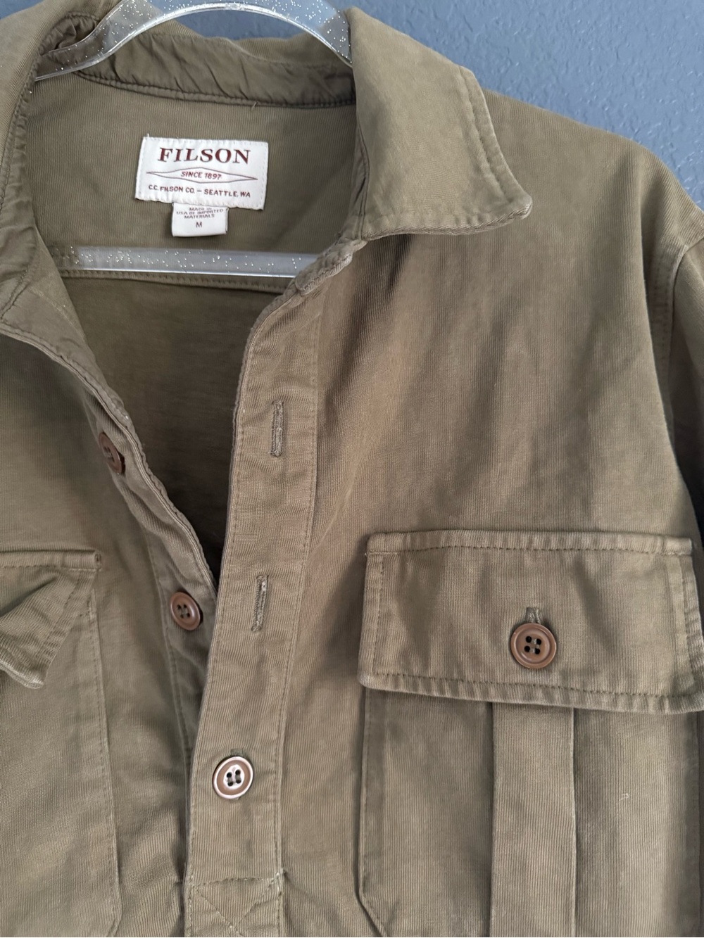 FILSON • Pullman Knit Shirt Olive Green - medium - Picture 2 of 5